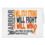Multiple Sclerosis Warrior Greeting Cards