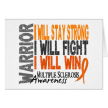 Multiple Sclerosis Warrior Greeting Cards