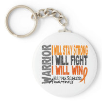Multiple Sclerosis Warrior Key Chain