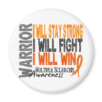 Multiple Sclerosis Warrior Refrigerator Magnet