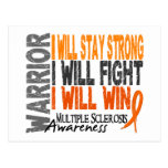 Multiple Sclerosis Warrior Post Card