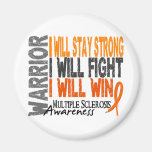 Multiple Sclerosis Warrior Refrigerator Magnet