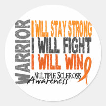 Multiple Sclerosis Warrior Sticker