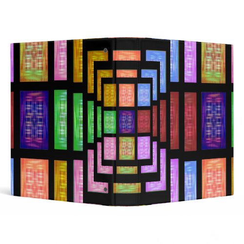 Silks Screen Squares Vibrant Colors Binder by Judy Marisa