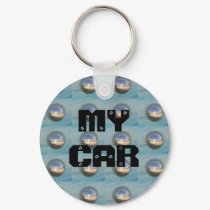 Multiple Silver Spheres keychains by JuJuGardens Multiple Silver Spheres keychains
