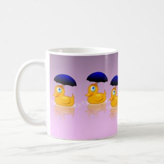 Multiple Umbrella Ducks mug