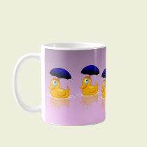 Multiple Umbrella Ducks mugs