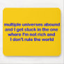 'Multiple Universes' Mousepad, Orange