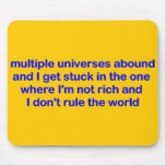 'Multiple Universes' Mousepad, Orange