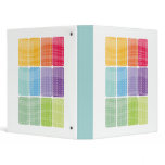 Multiplication times table - rainbow binder