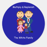 multiplyreplenishwhitefamily, Multiply & Replen... Stickers