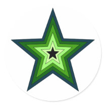 multistarbluegreenblack stickers
