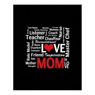 Multitasking Mom - Mother's Day or Mom's Birthday Poster