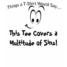 Multitude of Sins Light Colored T-Shirt shirt