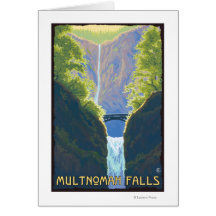 Multnomah Falls, OregonMaiden of the Falls Card