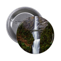 Multnomah Falls Pinback Button
