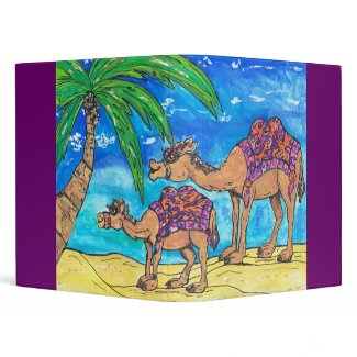 Mum and Bub Camels binder