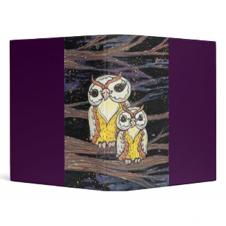 Mum and Bub Owls binder