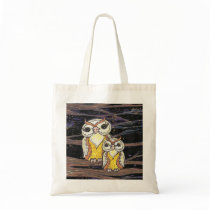 Mum and Bub Owls shopping bag
