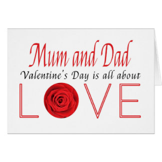 Valentine's Day For Parents Cards, Valentine's Day For Parents Card