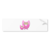 Mum & Bub owl Bumper Stickers