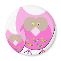 Mum & Bub owl Refrigerator Magnets
