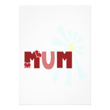 Mum Custom Invites