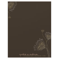 Mum Floral Dots | *01 Custom Letterhead