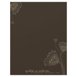 Mum Floral Dots | *01 Custom Letterhead