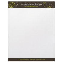 Mum Floral Dots | *03 Expresso Custom Letterhead