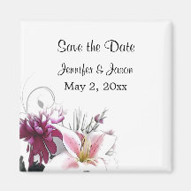 Mum & Lily Magnet  - Save the Date