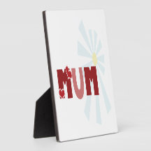 Mum Plaque