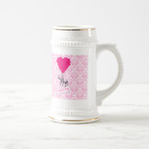 Mum with pink elephant coffee mug