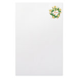 Mum (yellow wreath) custom stationery