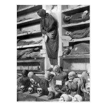 Mummies in the Palermo catacombs, Italy Post Cards