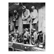 Mummies of catacomb in Palermo, Italy Post Card