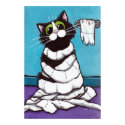 Mummified - Whimsical Cat Print