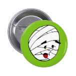 Mummy Halloween Button