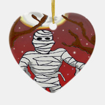 Mummy Halloween Ornament