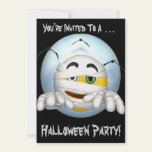 Mummy Halloween Party Invitation