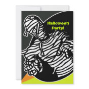 Mummy Halloween Party Invitation