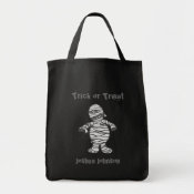 Mummy Halloween Tote Bags