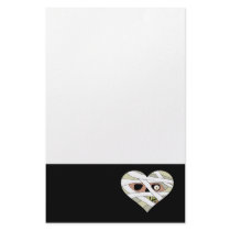 Mummy Heart Face Stationery