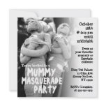 Mummy Masquerade Halloween Party Invitation