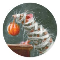 Mummy Mouse Halloween Stickers
