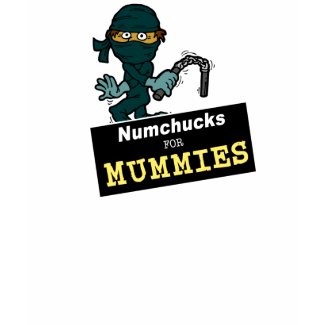 Mummy Numchucks Kids T-shirt shirt