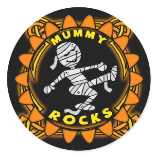 Mummy Rocks Sticker sticker