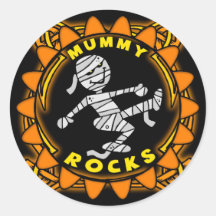 Mummy Rocks Sticker