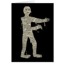 Mummy Walking. Customize Me! Greeting Cards