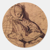 MUMPS by Carl Larsson Round Sticker